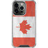 Canada Flag Distressed iPhone 16 Pro Clear Case